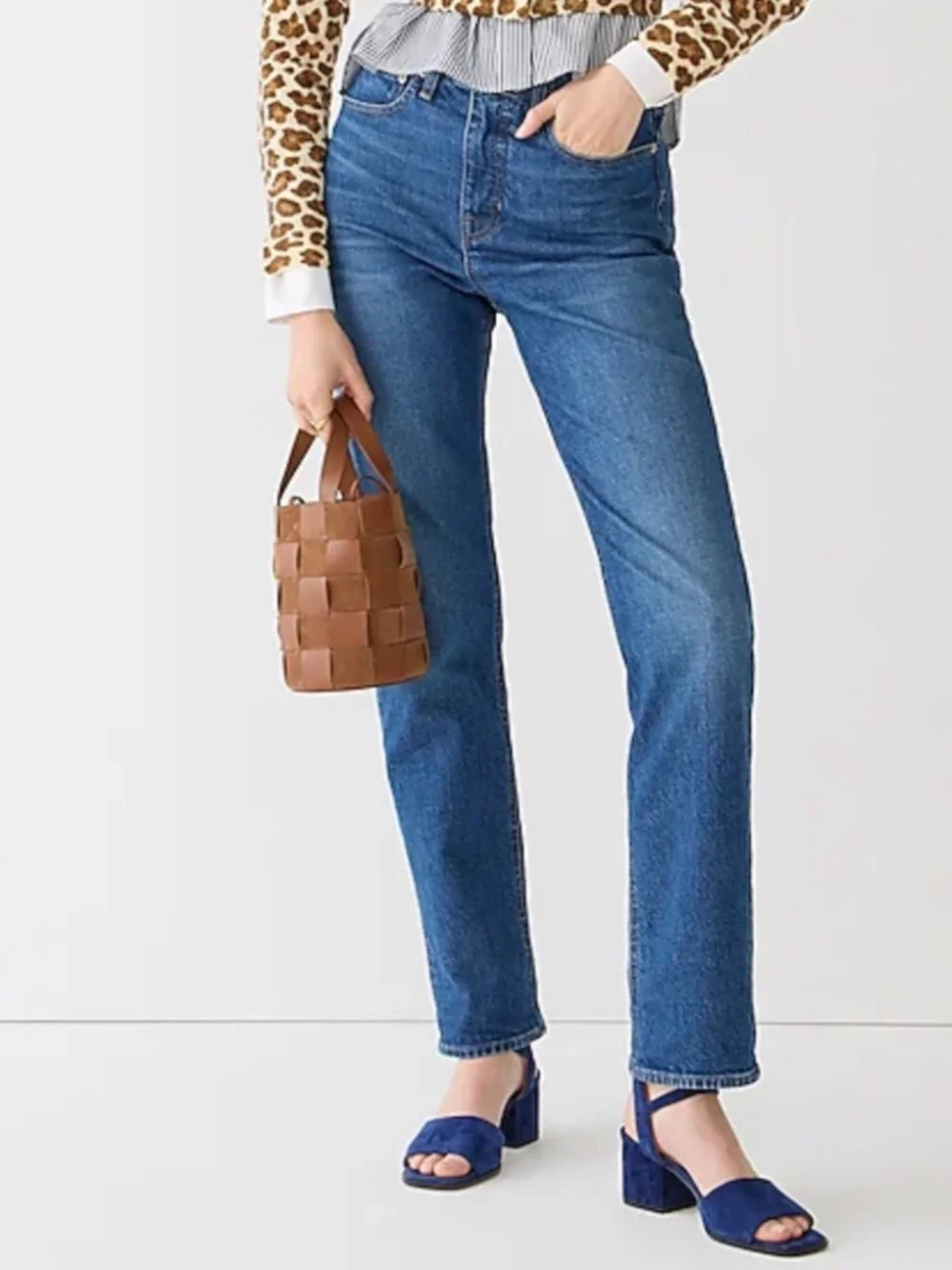 J. Crew Full Length Classic Straight Jeans